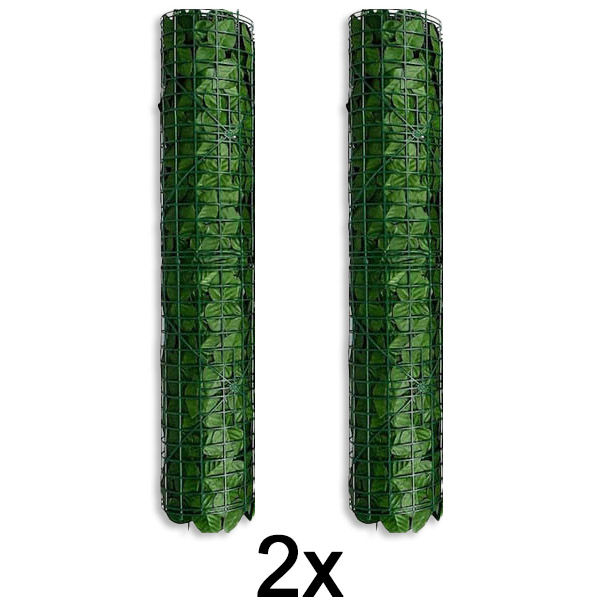 2x Pannello privacy con foglie artificiali | LEAFPANEL