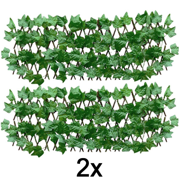 2x Recinzione decorativa e pratica per terrazza e giardino | GREENFENCE